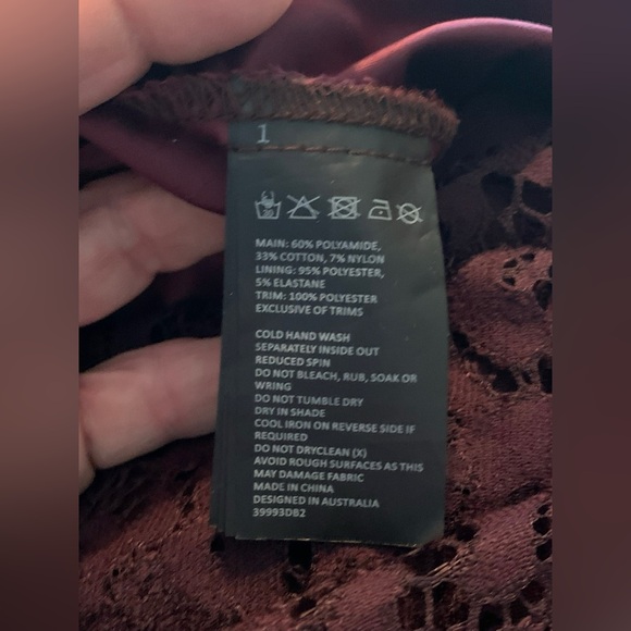 Bardot Deep Purple Lace Midi Dress - Picture 6 of 11